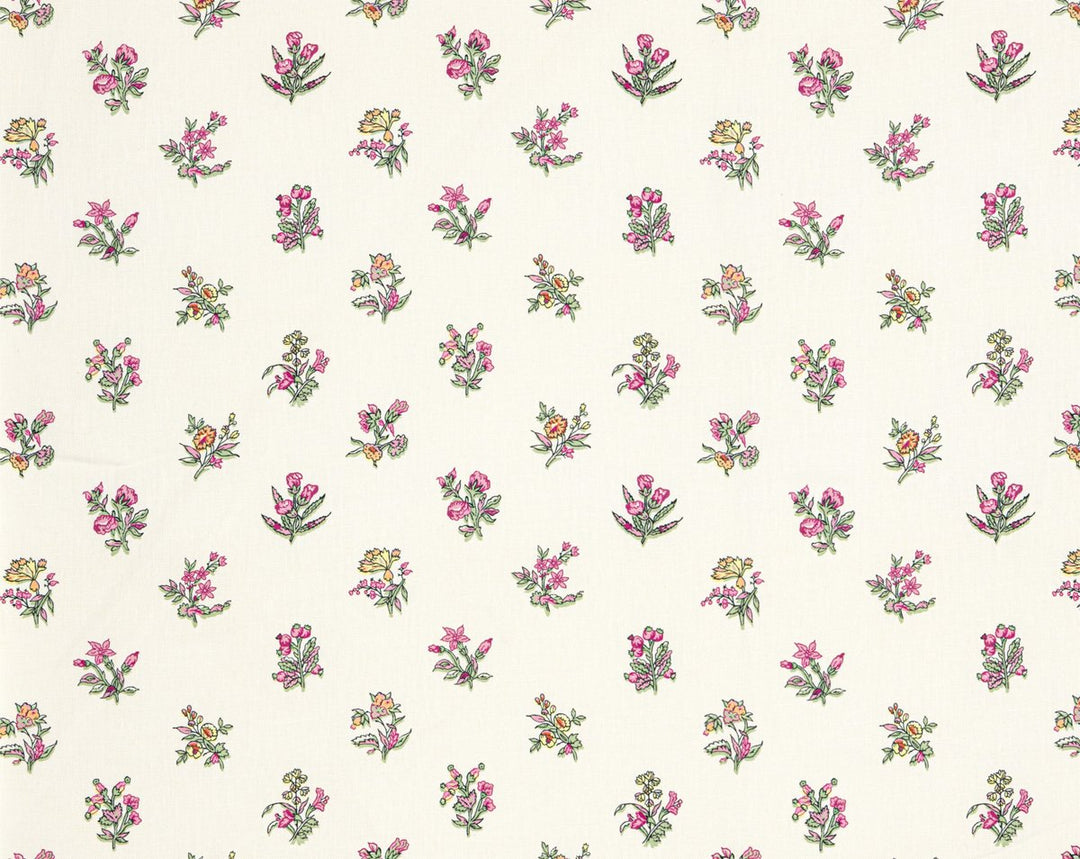 Summer Flora Print Sorbet SC166660004 by Scalamandre Designer Fabric