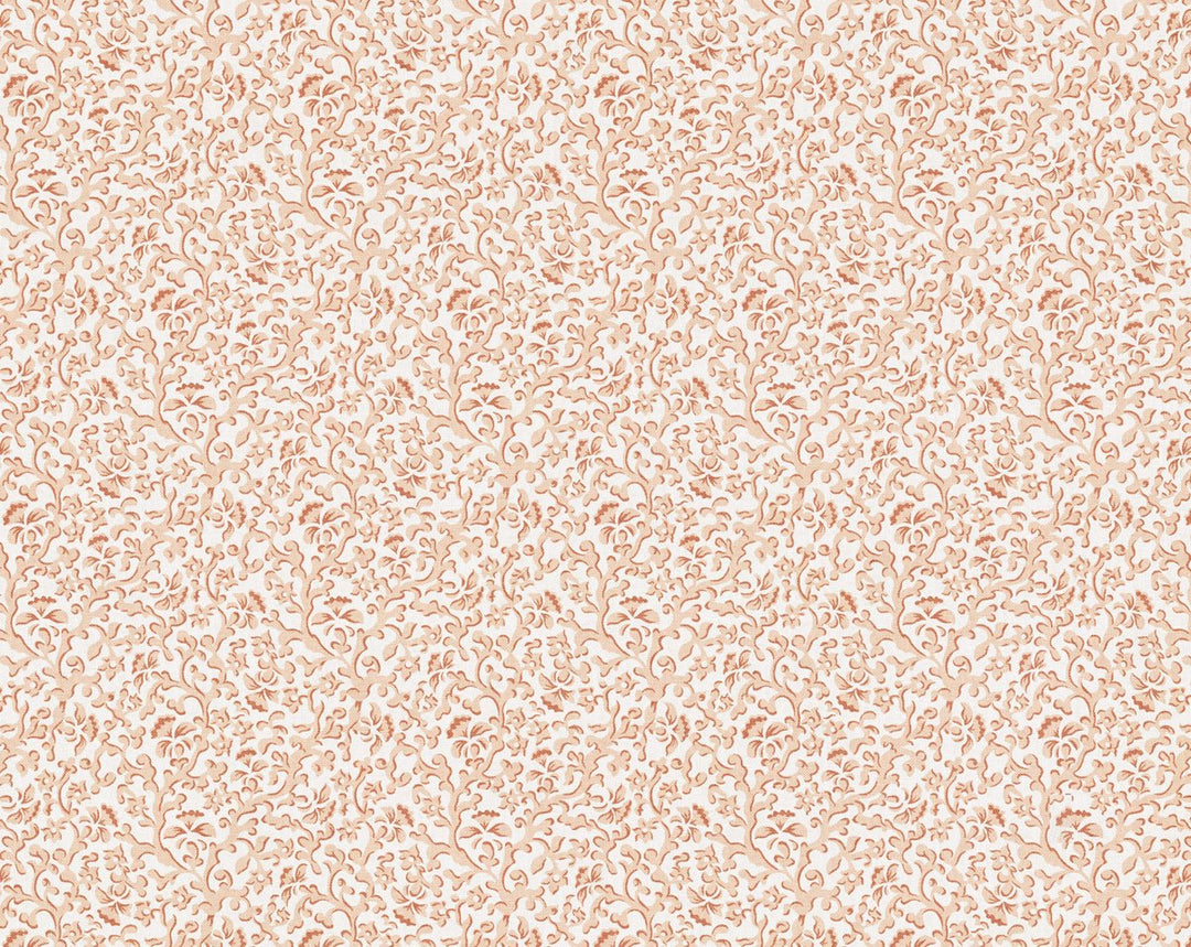 Bandbox Print Peach SC166680002 by Scalamandre Designer Fabric