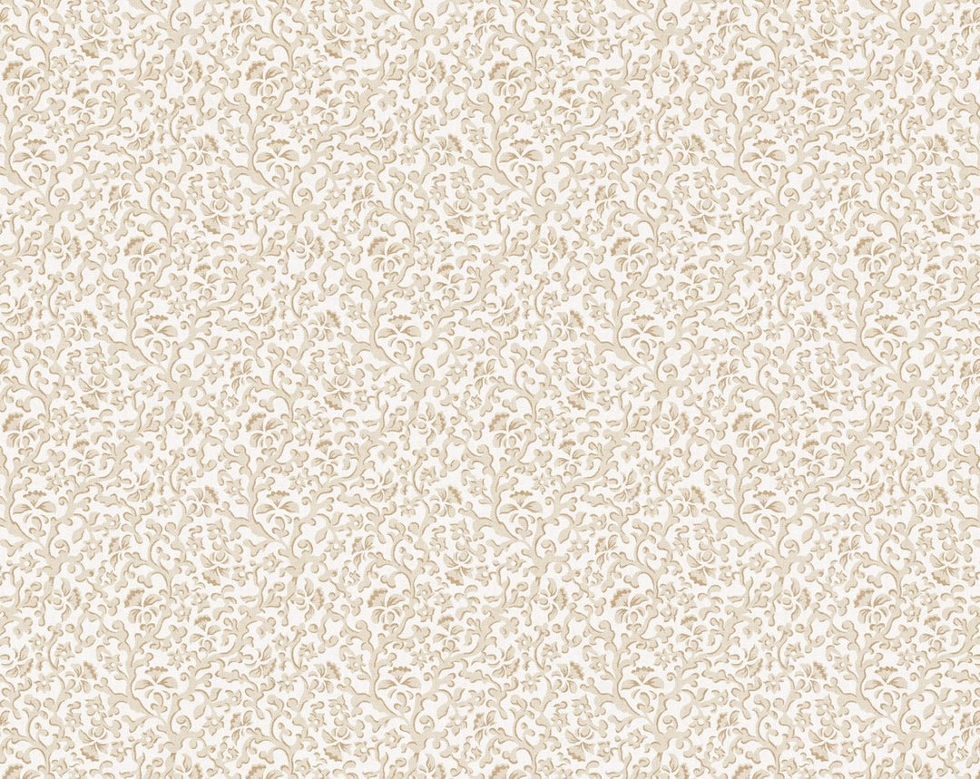 Bandbox Print Hazelnut SC166680007 by Scalamandre Designer Fabric