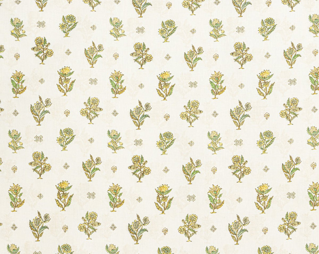 Calico Print Lemongrass SC166690003 by Scalamandre Designer Fabric