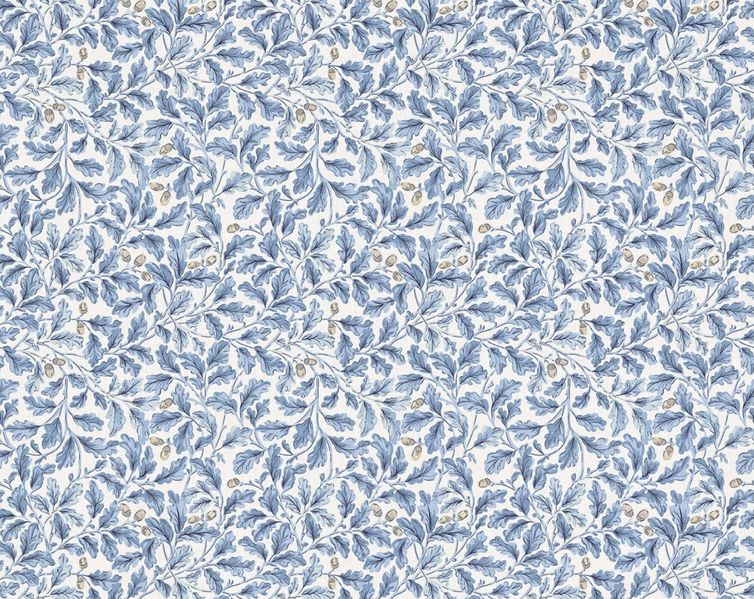 Oaktree Print Slate Sky SC166700002 by Scalamandre Designer Fabric