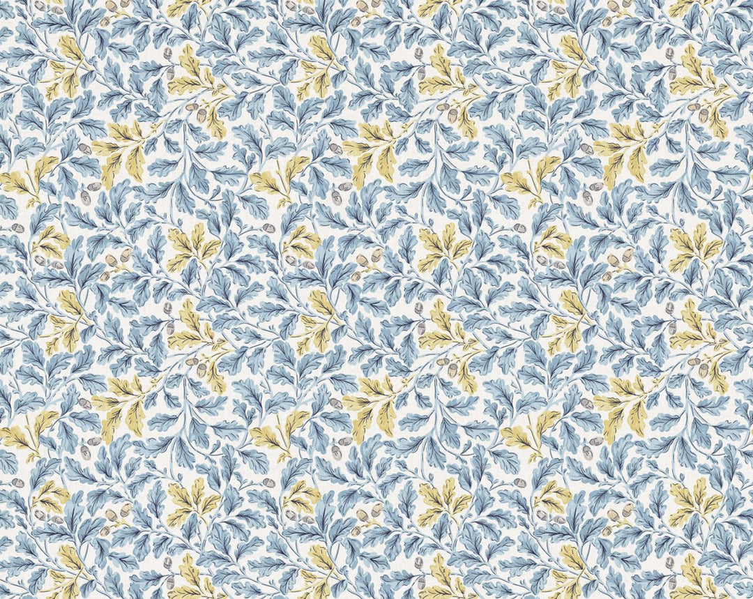 Oaktree Print Golden Teal SC166700003 by Scalamandre Designer Fabric