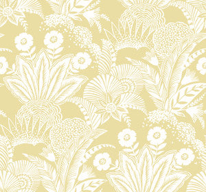 Suvi Palm Grove Butter by Seabrook Wallpaper