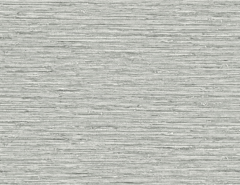 Isla Faux Jute Half Moon Grey by Seabrook Wallpaper Summer House United States 60.75 20.87" 27" - Fabric Carolina -