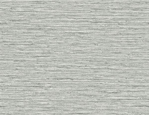 Isla Faux Jute Half Moon Grey by Seabrook Wallpaper