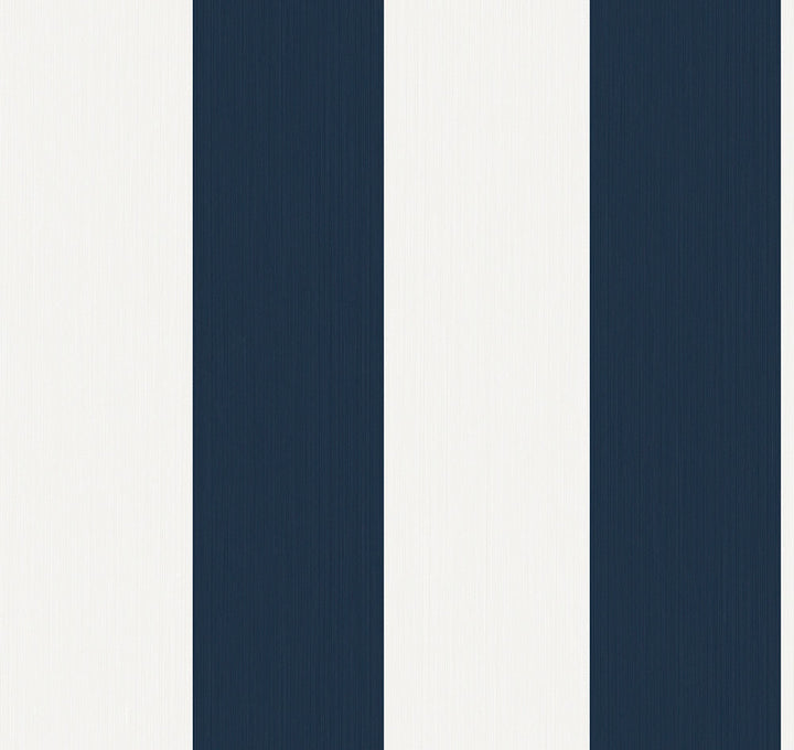 Dylan Striped Stringcloth Captin Blue by Seabrook Wallpaper Summer House United States 60.75 0" 27" - Fabric Carolina -
