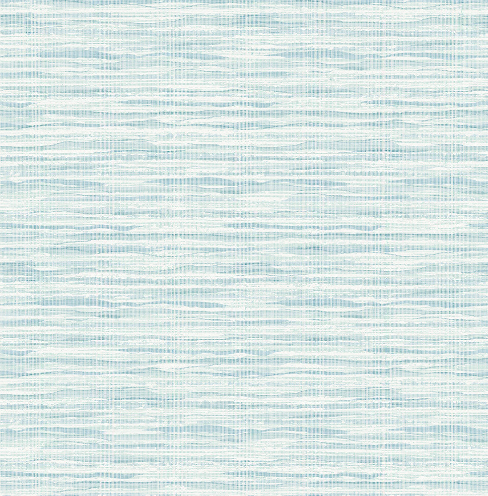 Skye Wave Stringcloth Pool Ripple by Seabrook Wallpaper Summer House United States 56 10.5" 20.5" - Fabric Carolina -