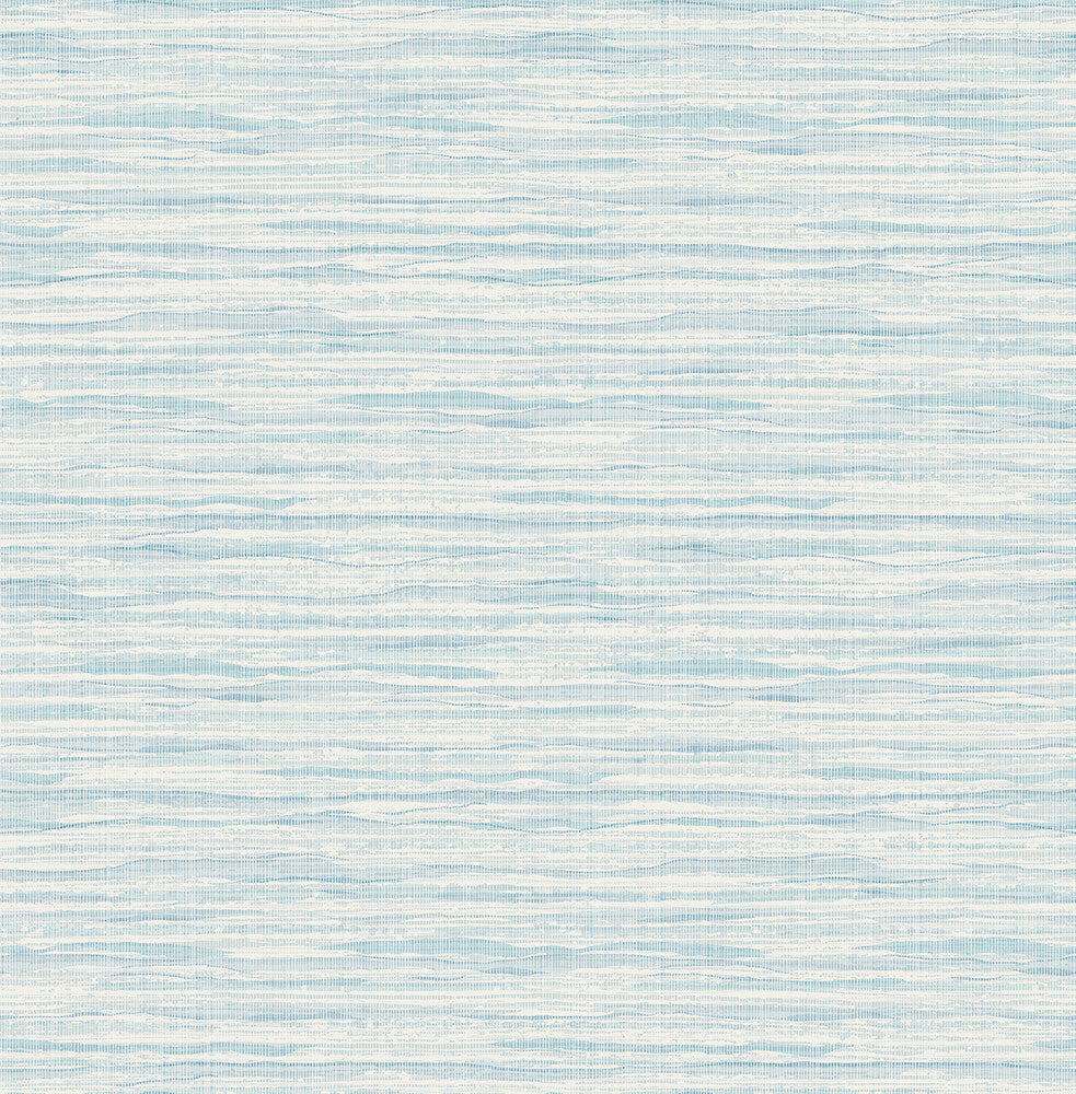 Skye Wave Stringcloth Morning Surf by Seabrook Wallpaper Summer House United States 56 10.5" 20.5" - Fabric Carolina -