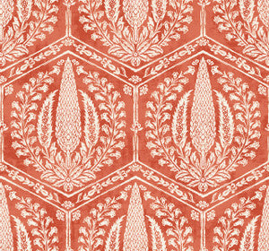 Cyrus Harvest Red Terracotta by Seabrook Wallpaper