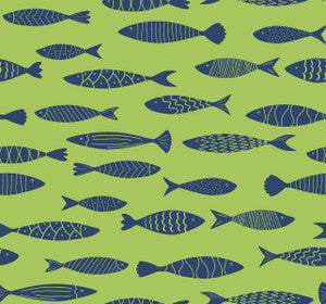 Bay Fish Buckingham Green by Seabrook Wallpaper