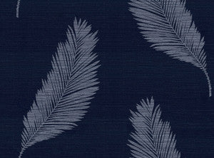 Tossed Palm Sisal Grasscloth Midnight Blue by Seabrook Wallpaper