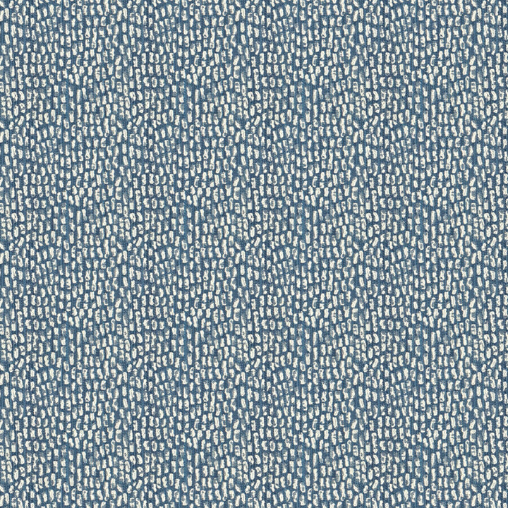 Scallop 1 Blue/White by Stout Fabric COMFORTABLE LIVING AZURE/LAKE 61%COT 39%POL USA PERFORMANCE RATED FABRIC WYZENBEEK 42 000 DOUBLE RUB WEAR TEST (HEAVY DUTY) FLAME RETARDANT-U.F.A.C. CLASS 1 CATB 117-2013 Horizontal: 4.500 and Vertical: 4.625 54 in - Fabric Carolina -
