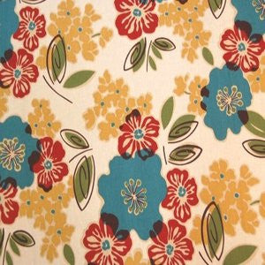 Scandal Tropic by Norbar Fabric Color/AQUA-TEAL-SPA 100% COTTONIN USA 15,000 WYZENBEEK V-27" H-27" 54" - Fabric Carolina -