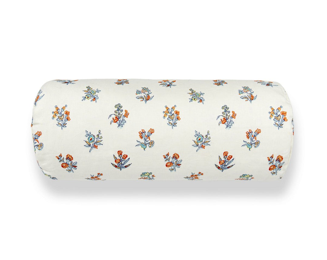 Summer Flora Pillow 21 X 7 - Tangerine Sky SCBADK166660003 by Scalamandre Designer Pillow