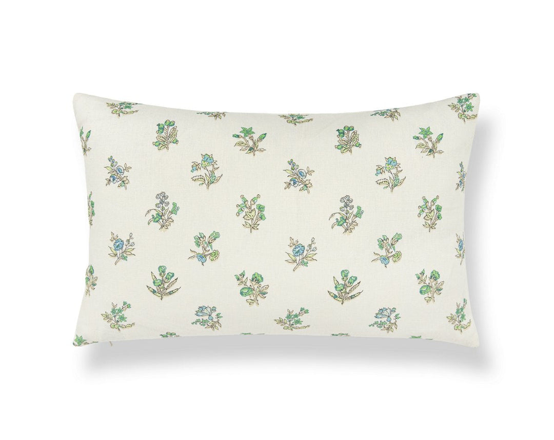 Summer Flora Pillow 22 X 14 - Key Lime SCLBDK166660002 by Scalamandre Designer Pillow