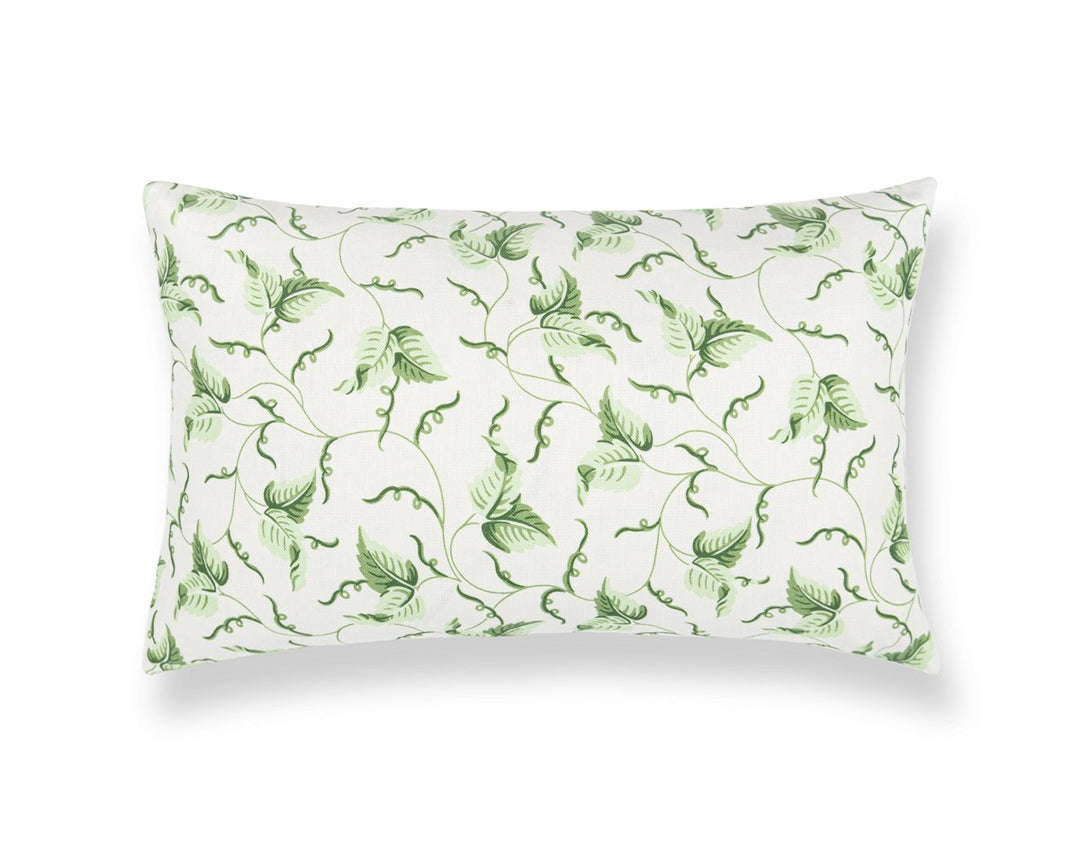 Angle Leaf Pillow 22 X 14 - Moss SCLBDK166670001 by Scalamandre Designer Pillow
