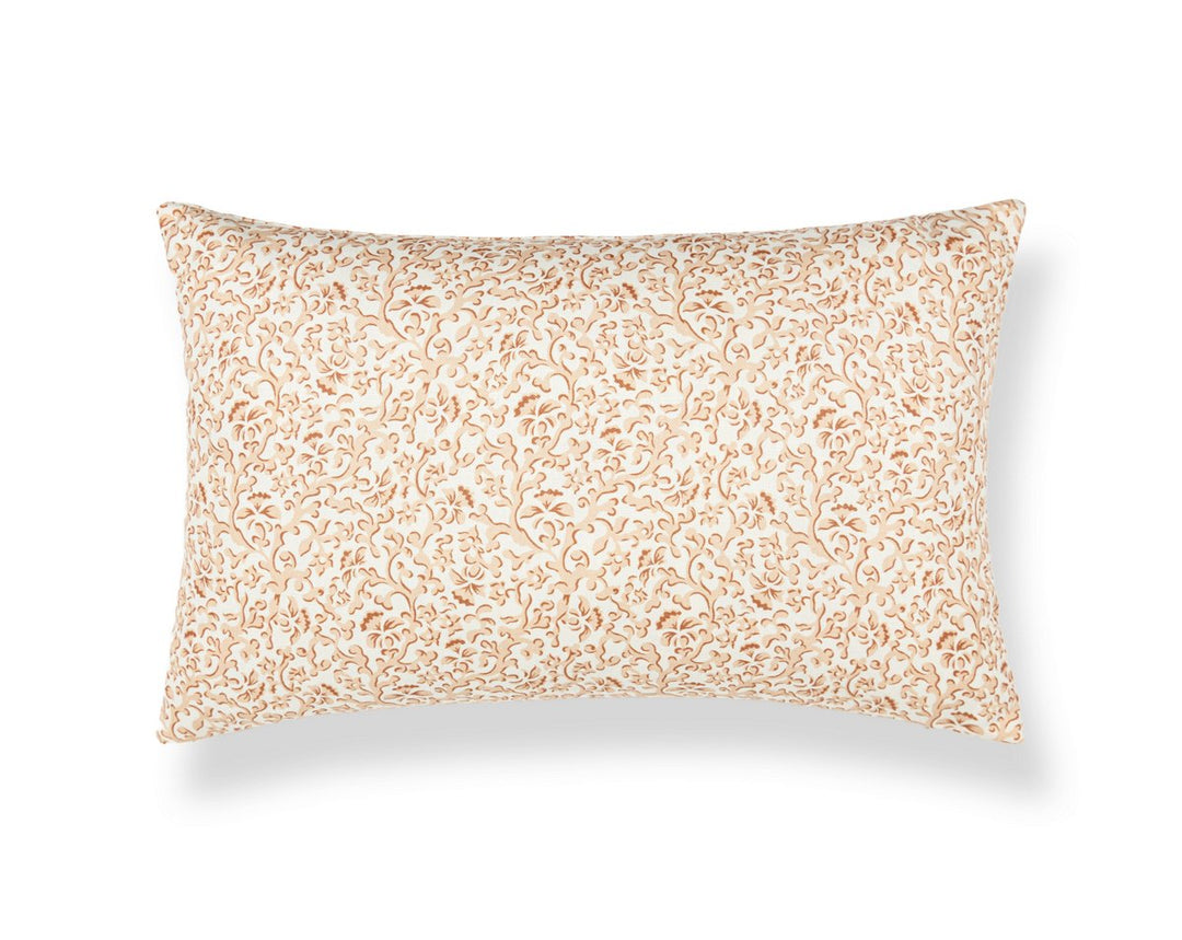 Bandbox Pillow 22 X 14 - Peach SCLBDK166680002 by Scalamandre Designer Pillow