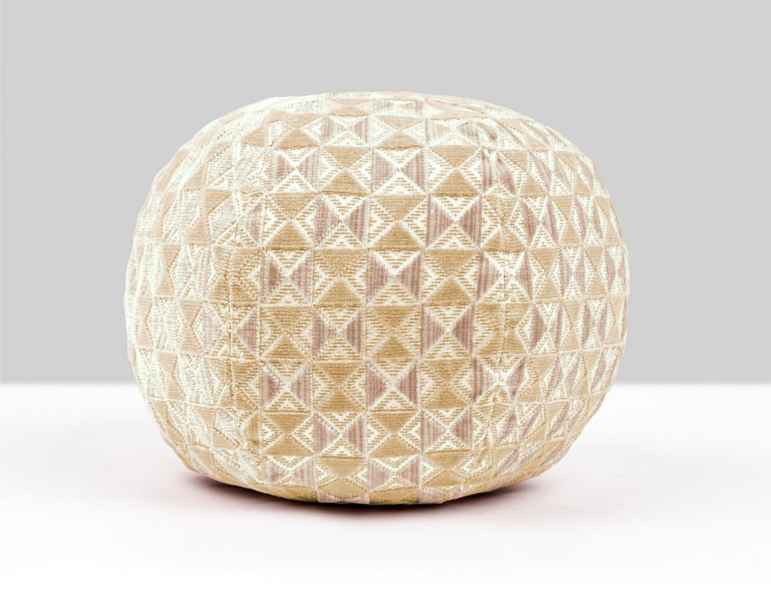 Parlor Velvet Pillow 12 Dia - Butter Pecan SCRADK273240002 by Scalamandre Designer Pillow