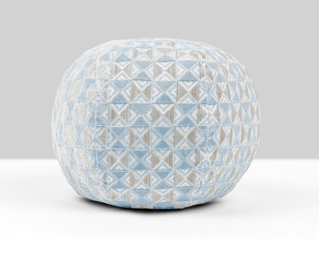 Parlor Velvet Pillow 12 Dia - Bluebell SCRADK273240005 by Scalamandre Designer Pillow