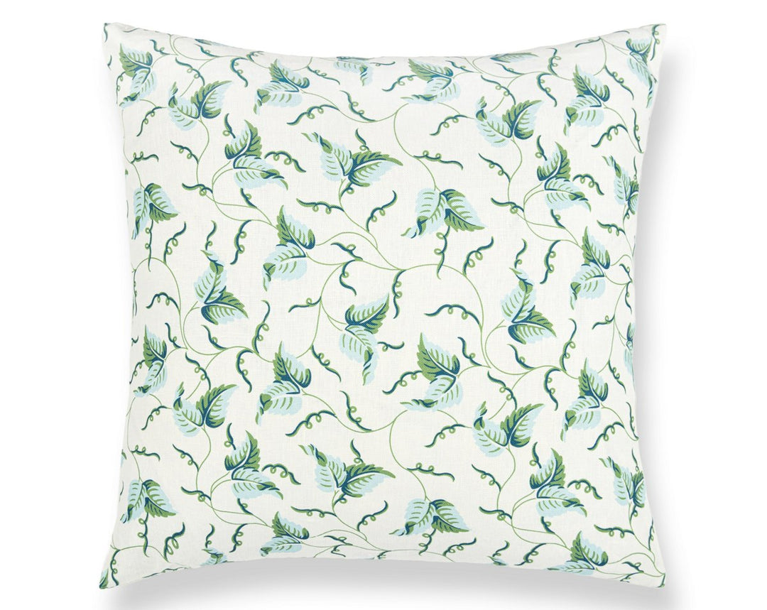 Angle Leaf Pillow 22 X 22 - Sky Garden SCSDDK166670002 by Scalamandre Designer Pillow