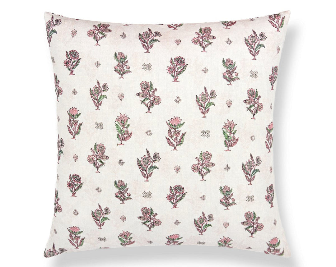 Calico Pillow 22 X 22 - Peony SCSDDK166690002 by Scalamandre Designer Pillow