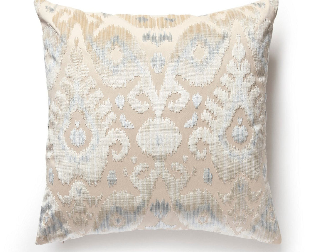 Tashkent Velvet Pillow 22 X 22 - Cloud SCTASHKPILL0001 by Scalamandre Designer Pillow