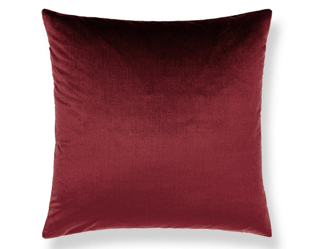 Tiberius Pillow 22 X 22 - Bordeaux SCTIBERPILL0012 by Scalamandre Designer Pillow