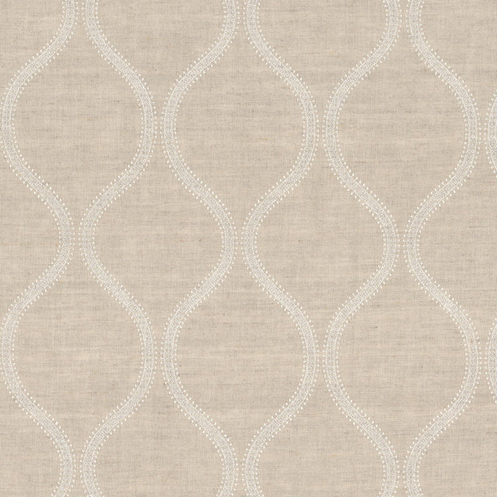 Scully 1 Sandune by Stout Fabric Stout Fabric Scully 1 SanduneFabric Color My Window Toast/Eggshell 60%Lin 40%Cot %Remb India </p><p>Repeat: H: 5, V: 3.75 54 in - Fabric Carolina -