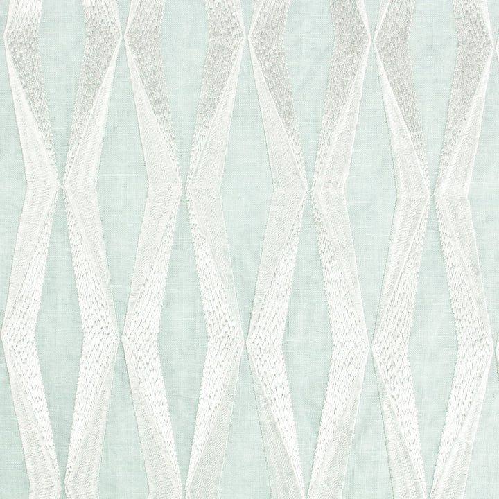 Scupper 4 Glacier by Stout Fabric RAINBOW LIBRARY OPAL/PEACOCK 100%LIN %BEMB INDIA </p><p>Repeat: 6.375 51.12 in - Fabric Carolina -