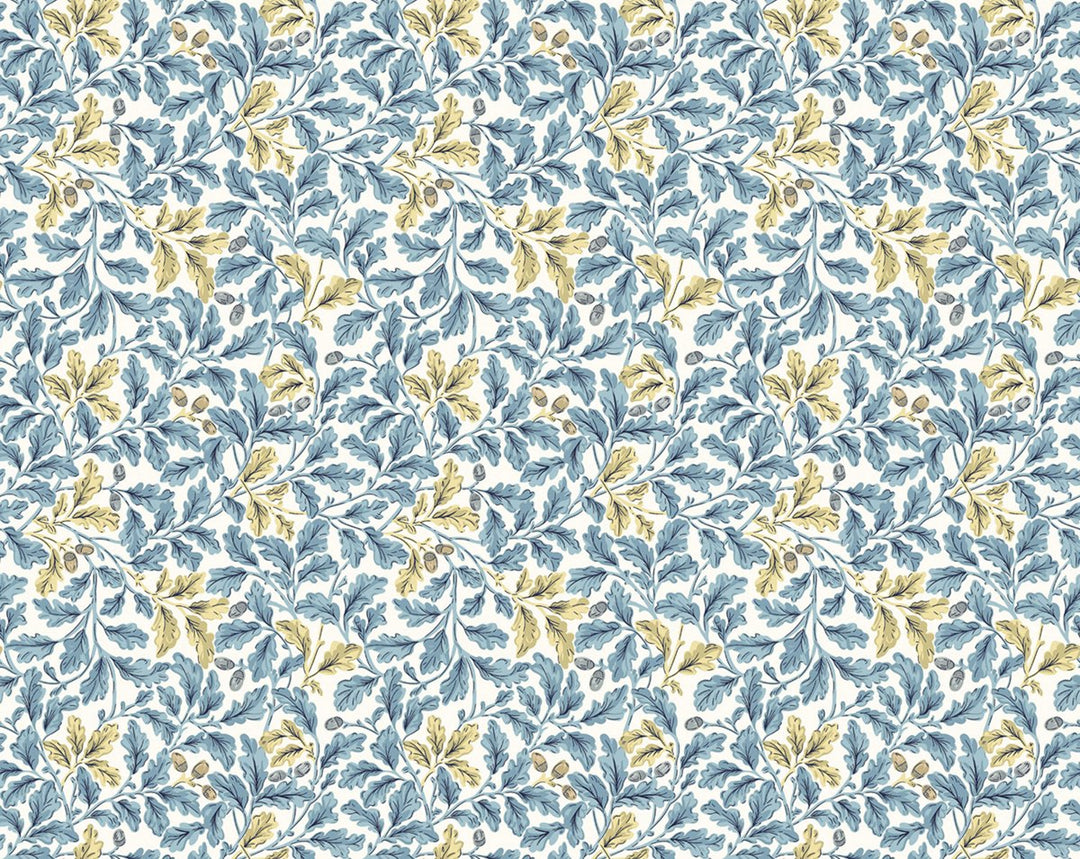 Oaktree Wallcovering Golden Teal SCWP16089D0005 by Scalamandre Designer Wallpaper