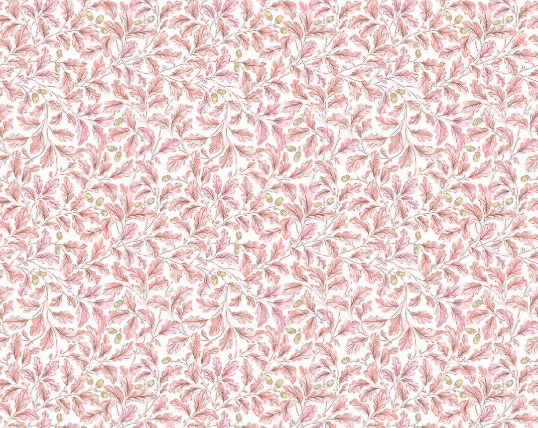 Oaktree Wallcovering Shell Pink SCWP16089D0009 by Scalamandre Designer Wallpaper