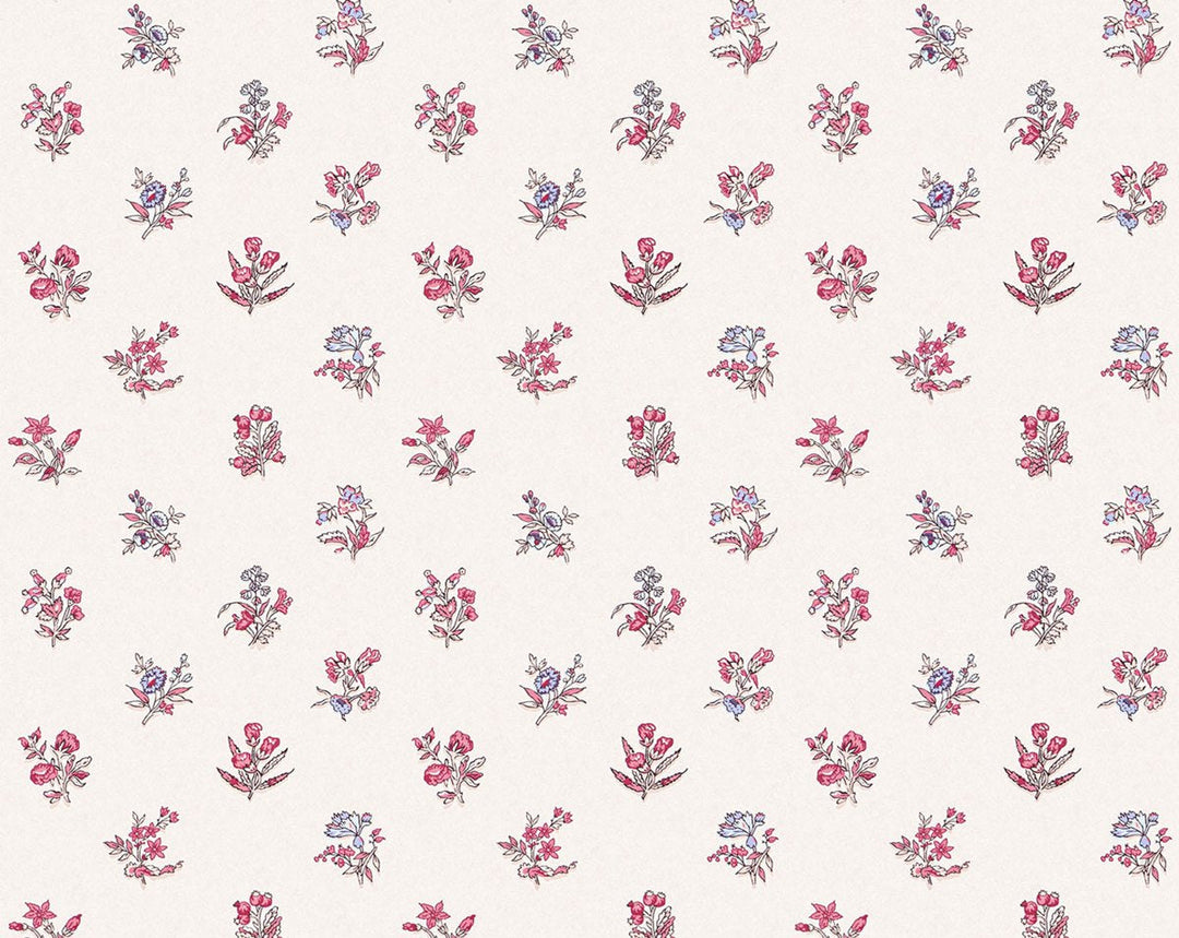 Summer Flora Wallcovering Pastel Peony SCWP81053D0007 by Scalamandre Designer Wallpaper