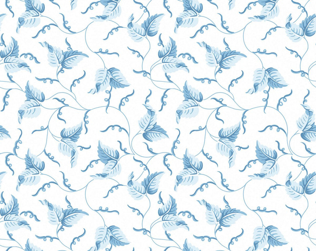Angle Leaf Wallcovering Robins Egg SCWP81525D0009 by Scalamandre Designer Wallpaper