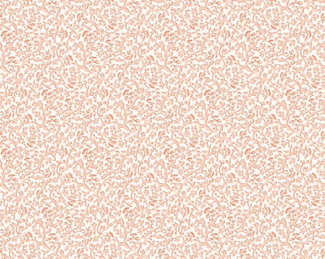 Bandbox Wallcovering Peach SCWP88087D0003 by Scalamandre Designer Wallpaper