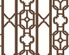 Joanna Fret Affogato SCWP88582D0005 by Scalamandre Designer Wallpaper
