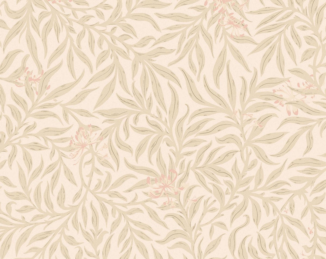 Honeysuckle Wallcovering Driftwood SCWP88617D0001 by Scalamandre Designer Wallpaper