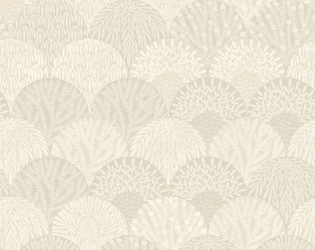 Herb Garden Wallcovering Linen SCWP88618D0002 by Scalamandre Designer Wallpaper