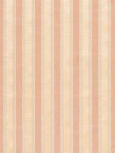 Scalamandre Fabric Shirred Stripe Peach & Beige