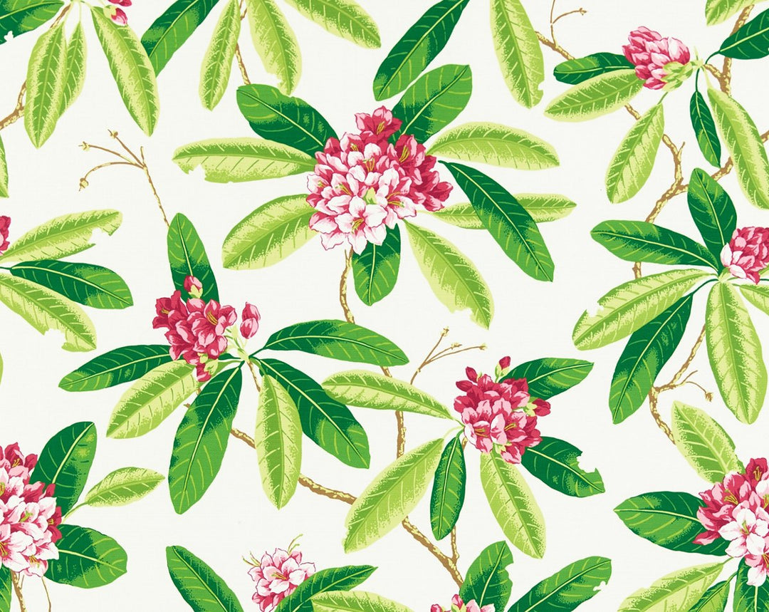 Rhododendron | Outdoor Fuschia SC16454M0001 by Scalamandre Designer Fabric