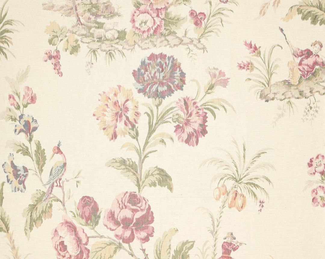 Somerset Silk Warp Print Bloom SC165850001 by Scalamandre Designer Fabric
