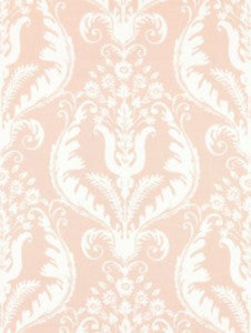 Scalamandre Fabric Primavera Linen Print Blush