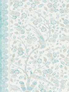 Scalamandre Fabric Anissa Print Misty Island