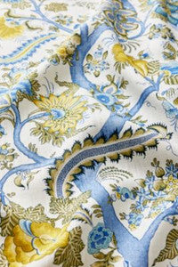 Metropolitan Palampore Print Sky And Sunlight SC166490001 by Scalamandre Fabric