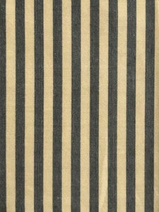 Scalamandre Fabric Directoire Iron Grey & Beige