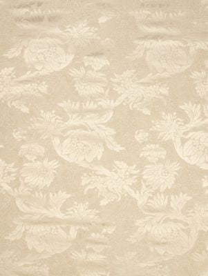 Damas Parc Monceau Cream SC266950001 by Scalamandre Designer Fabric 62% LINEN 38% COTTON ITALY LIGHT DUTY Horizontal: 20.75" and Vertical: 14" 56 - Swanky Fabrics -