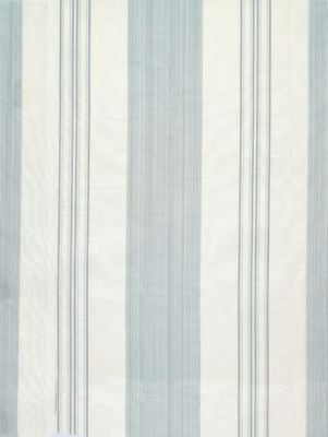 Astor Stripe Sky SC269820001 by Scalamandre Designer Fabric BELLE JARDIN 50% SILK 50% COTTON INDIA LIGHT DUTY Horizontal: and Vertical: 4.75" 55.5 - Swanky Fabrics -