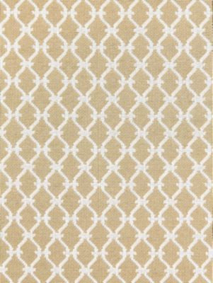 Trellis Weave Sand SC270090001 by Scalamandre Designer Fabric ORIANA 77% COTTON 20% POLYESTER 3% NYLON U.S.A. HEAVY DUTY Horizontal: 2.125" and Vertical: 1.75" 53 - Swanky Fabrics -