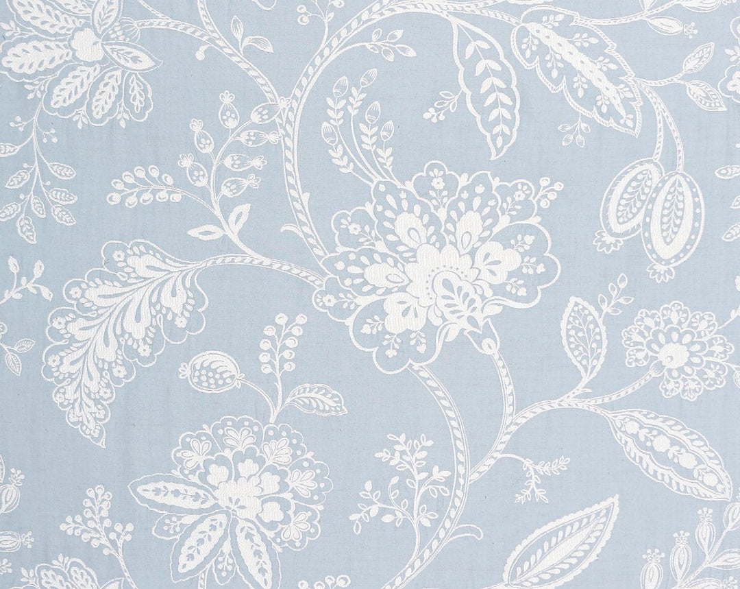 Kaveri Vine Sky SC270110001 by Scalamandre Designer Fabric