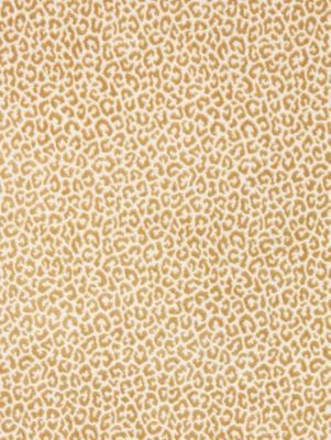 Panthera Velvet Camel SC270370001 by Scalamandre Designer Fabric ORIANA 100% COTTON U.S.A. MEDIUM DUTY Horizontal: 11" and Vertical: 8.125" 50 - Swanky Fabrics -