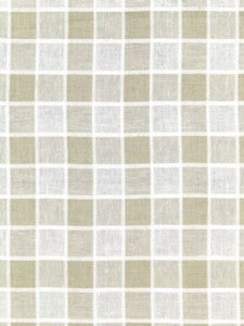 Scalamandre Fabric Wainscott Check Sheer Linen